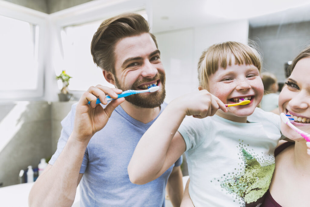 Fluoride-containing toothpaste is a daily defense against the buildup of plaque, bacteria, and acids that contribute to cavities.